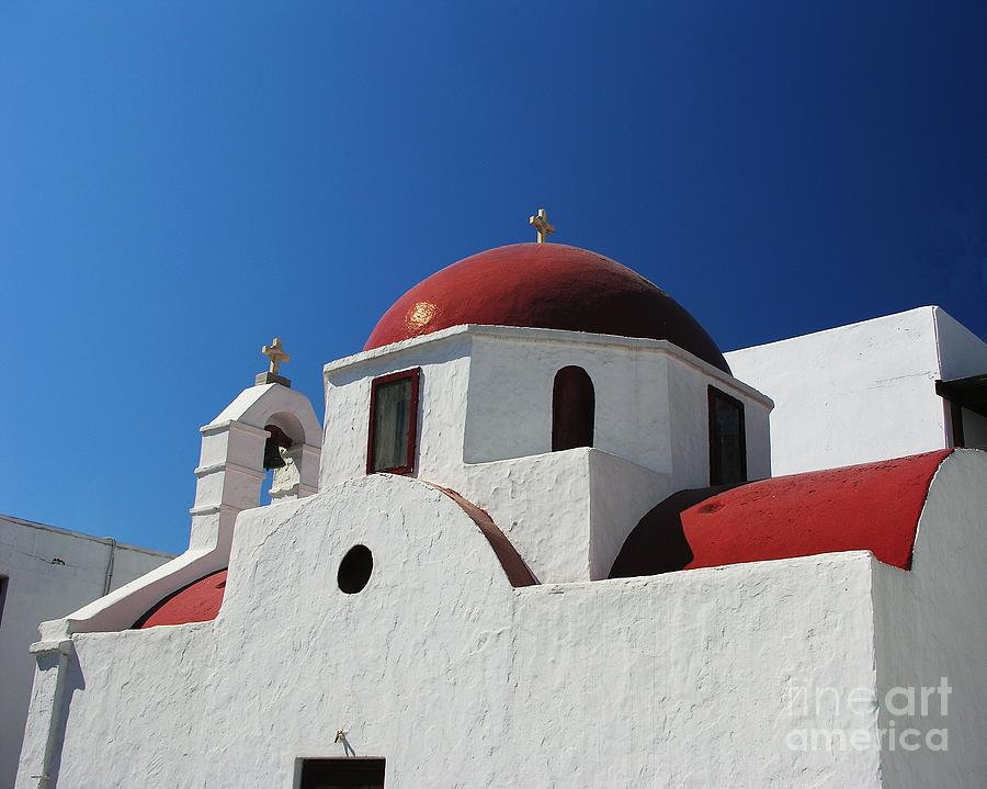 Inspirational Photograph - Red Dome Church 1 by Mel Steinhauer