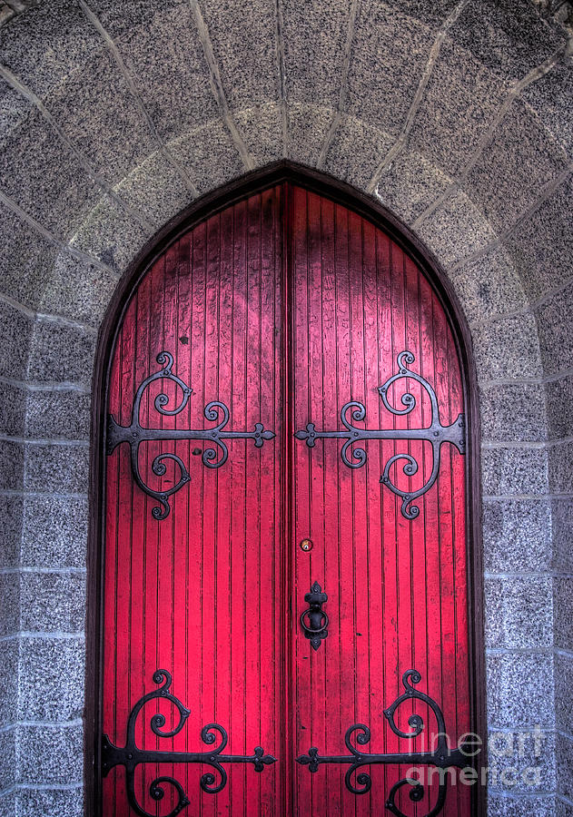Red Door Photograph by Alana Ranney