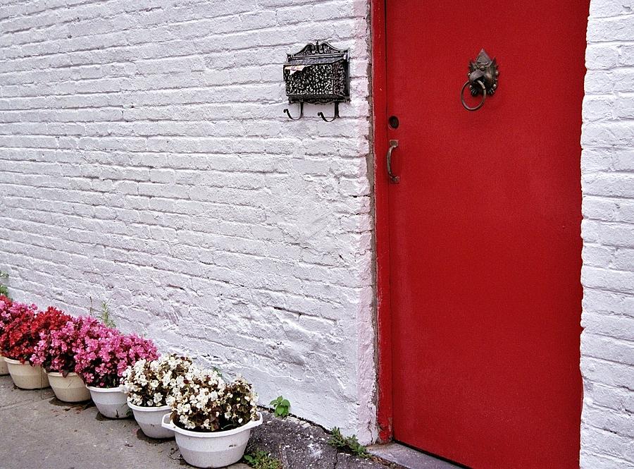 Red Door Photograph by Allen Beatty