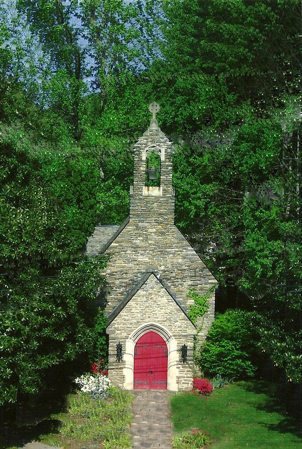 Red Door Church Photograph by Dody Rogers