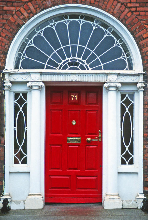 Red Door Photograph by Dennis Cox