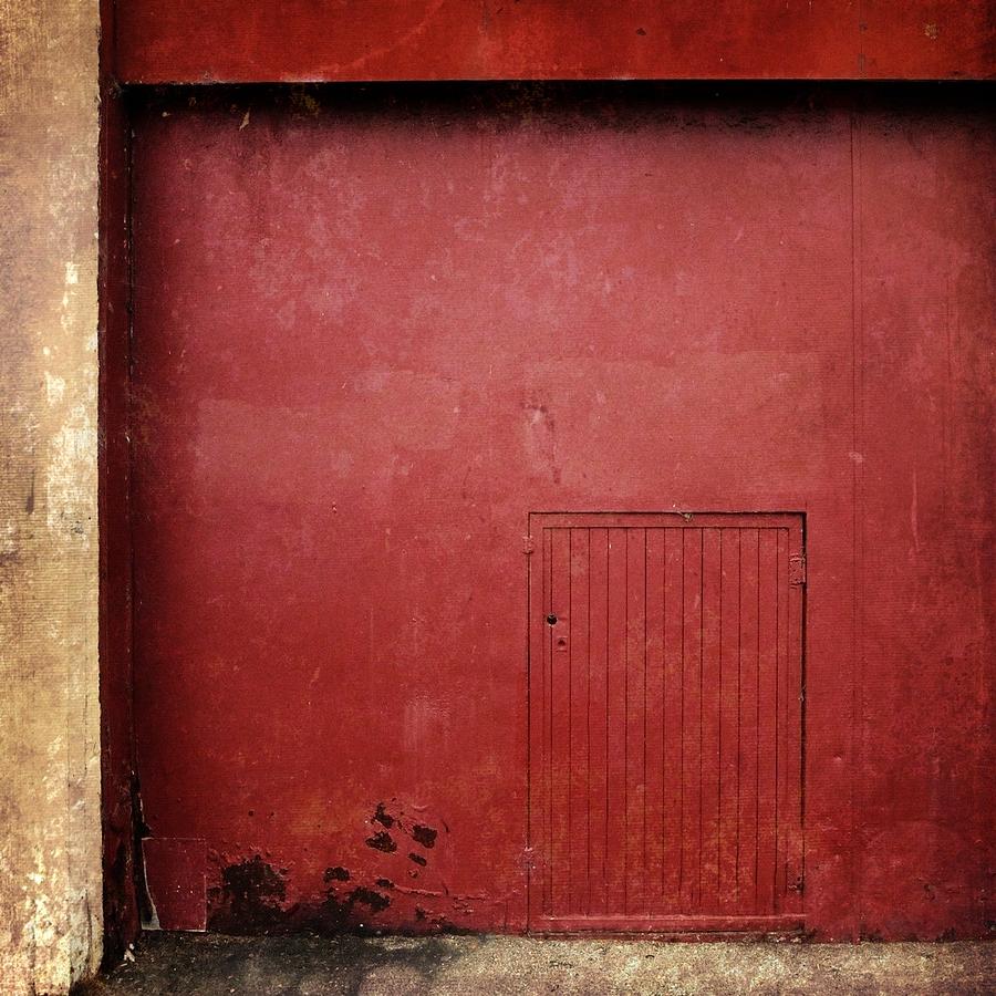 Red Door Fort Mason Photograph by Anne Thurston