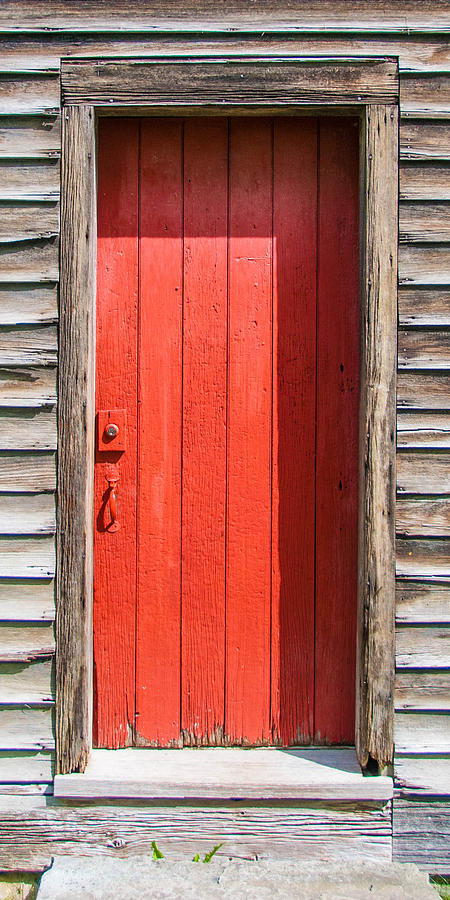 Bootmaker Photograph - Red Door by Guy Whiteley