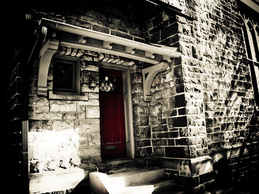 Red Door II Photograph by Jessica Brawley