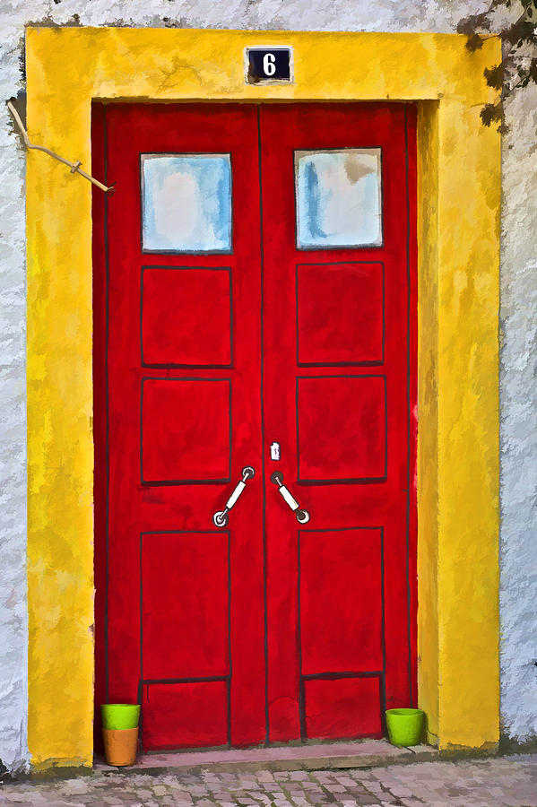 Red Door Number Six Photograph by David Letts