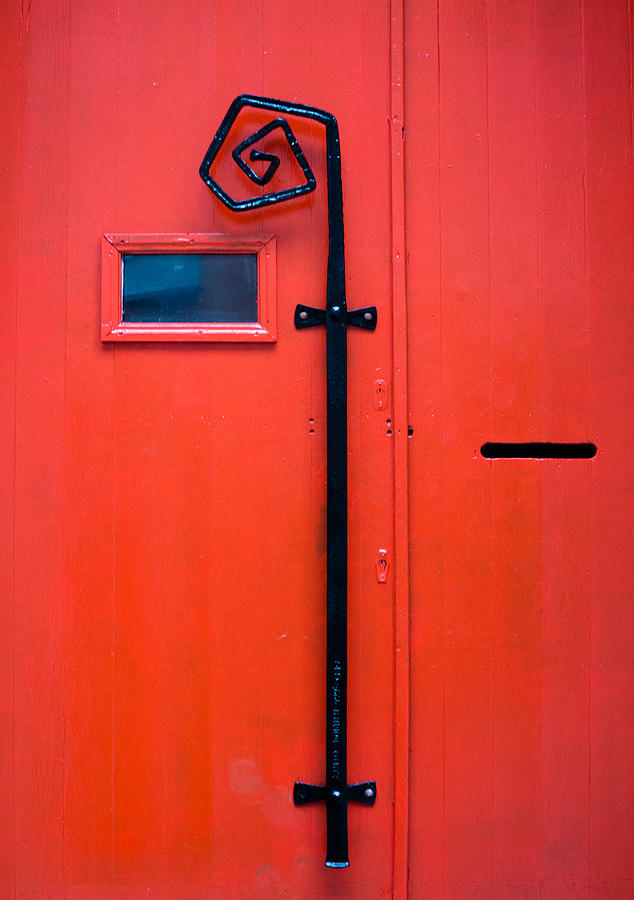 Tallinn Photograph - Red Door by Pedro Nunez Tallinn Photograph - Red Door by Pedro Nunez