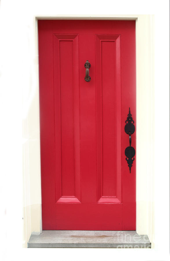 Red Door Photograph by Raymond Earley