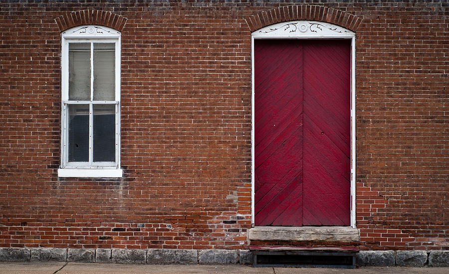 Red Door Photograph by Wayne Meyer