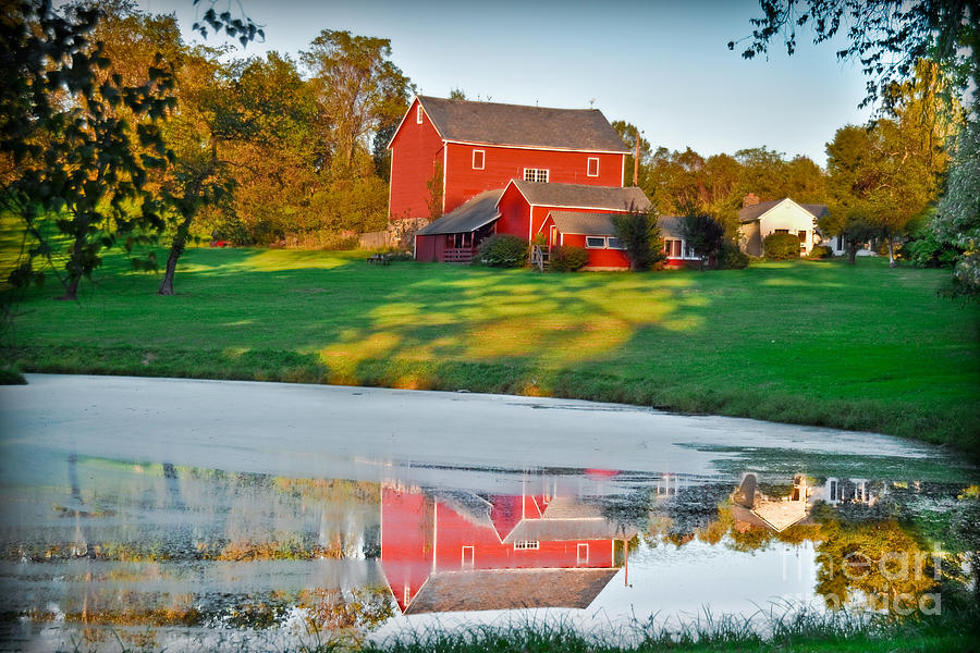 Red Farm House Photograph by Gary Keesler