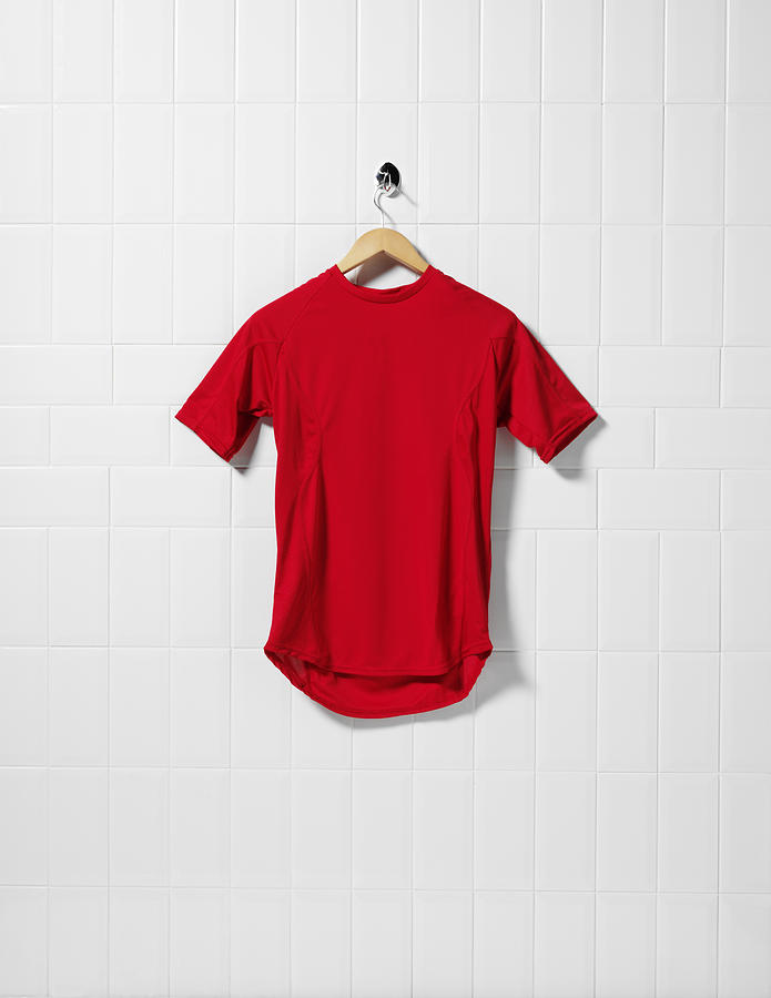 Red Football Shirt Photograph by Wragg