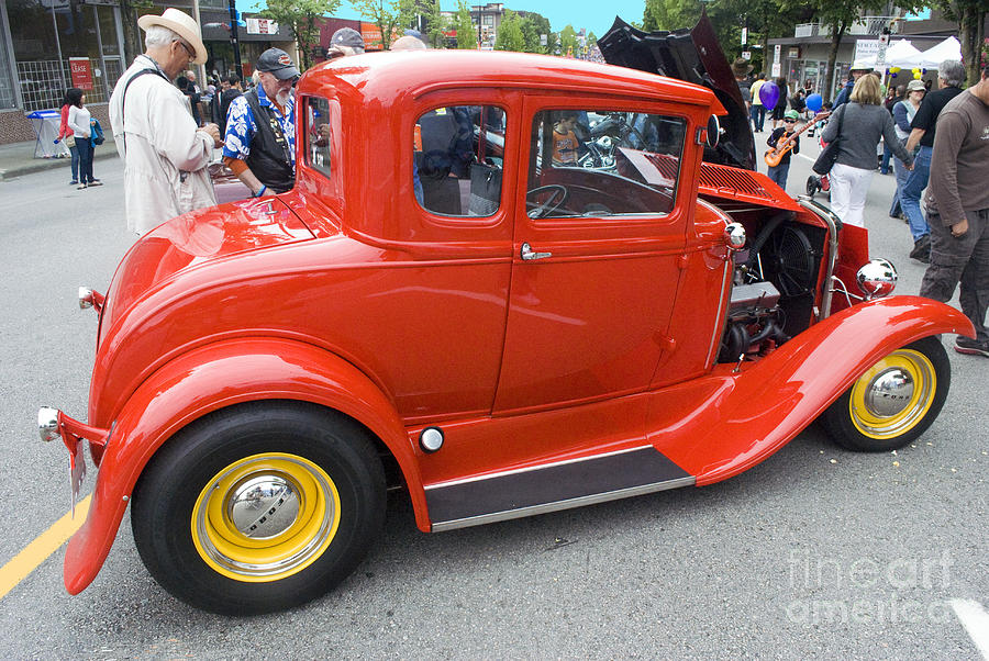 Red Ford Coupe Photograph by Bill Thomson