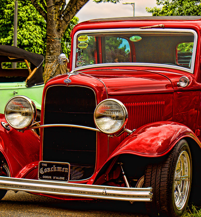 Red Ford Coupe Photograph by Ron Roberts