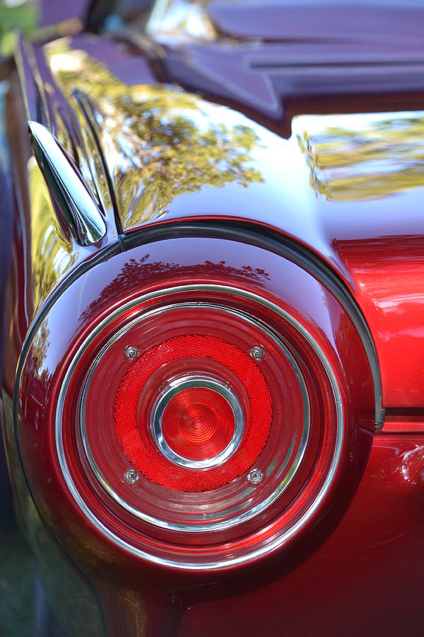 Red Ford Tailight Photograph by Dean Ferreira