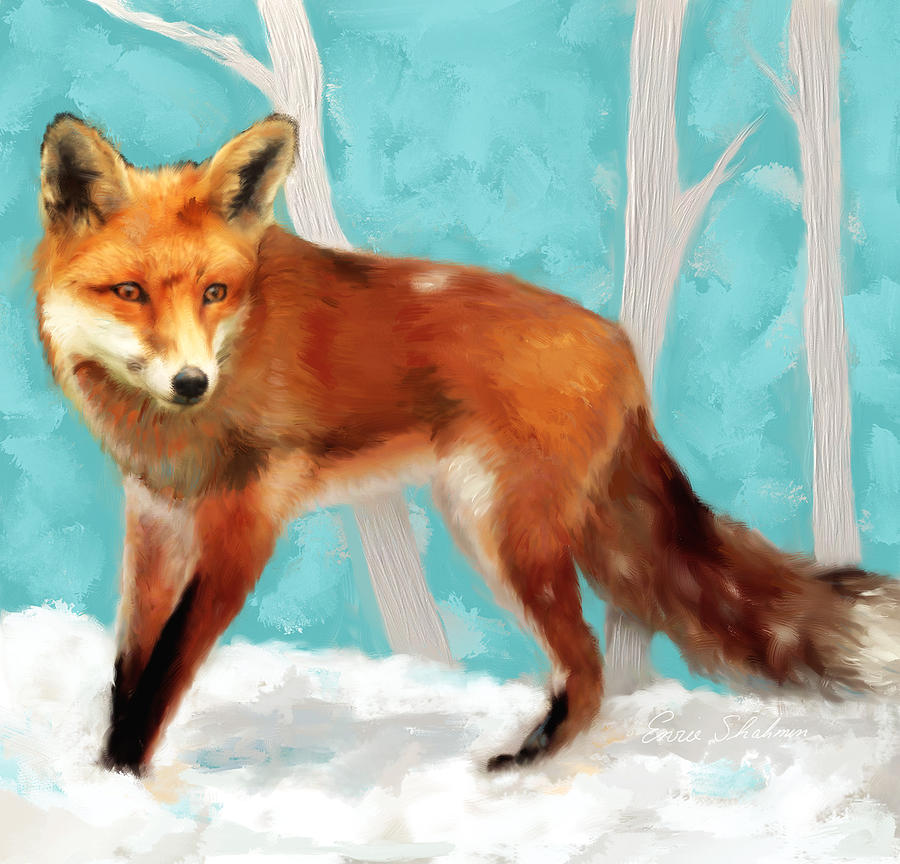 Red Fox Painting by Portraits By NC