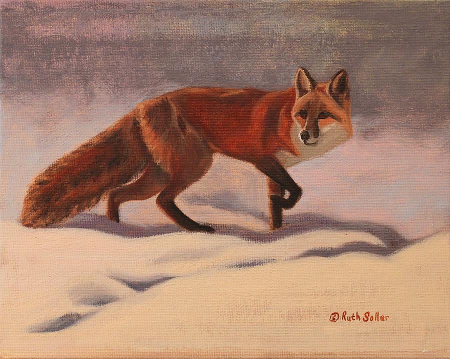 Red Fox Painting by Ruth Soller