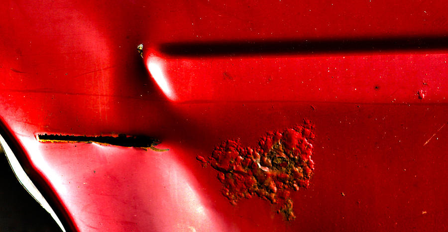 Red Gash Photograph by Jeff Kurtz