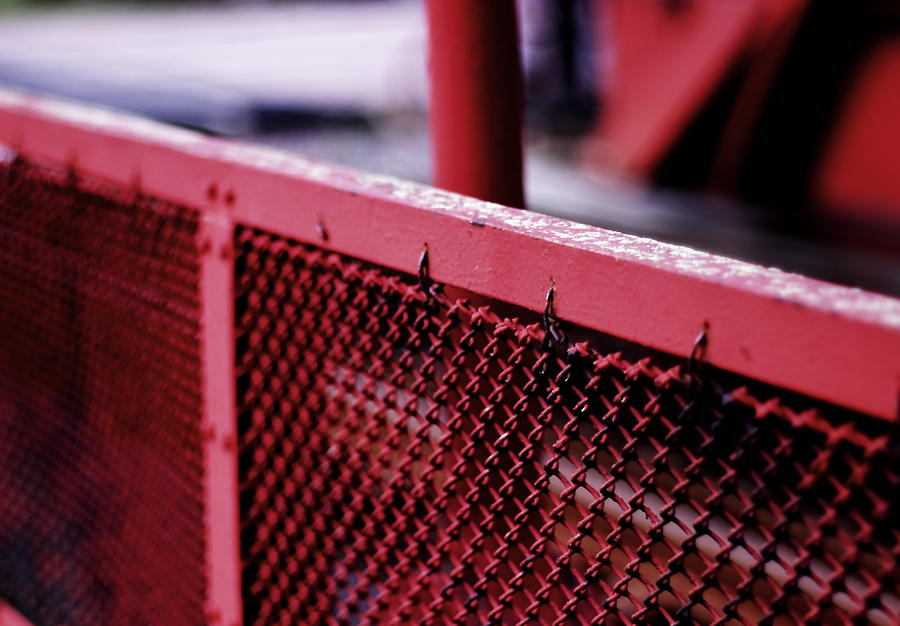 Red Photograph - Red Gate by Nicholas Kjellner