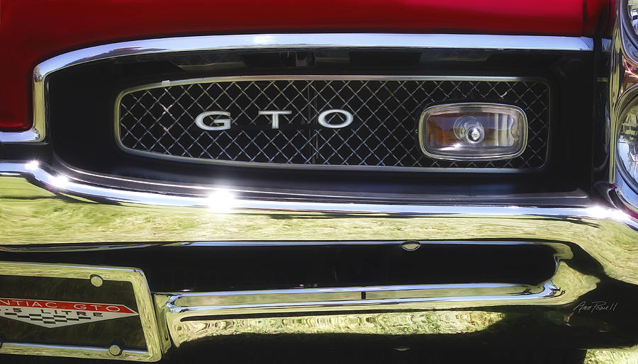 Red GTO Pontiac  Photograph by Ann Powell