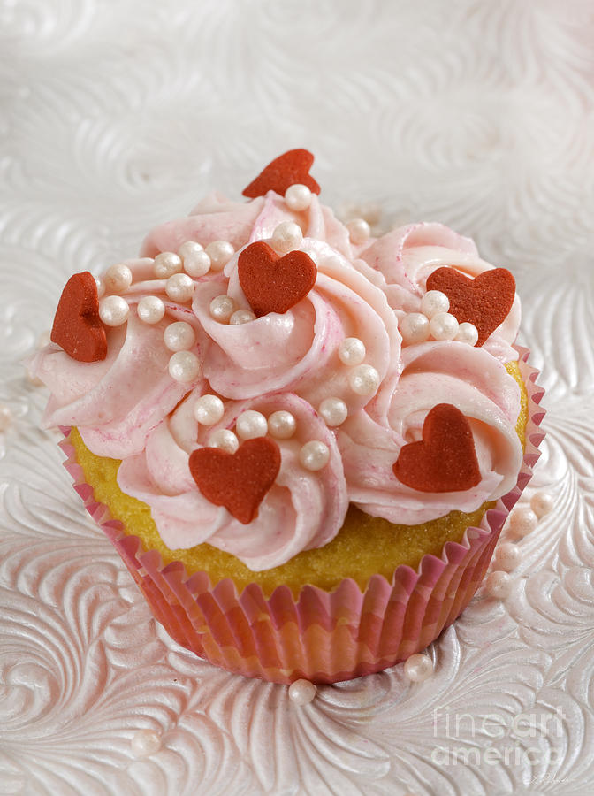 Valentine Cupcakes  Photograph by Iris Richardson
