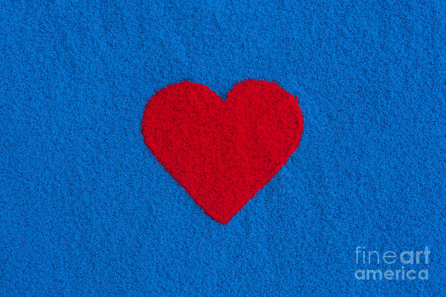 Heart Photograph - Red Heart by Tim Gainey