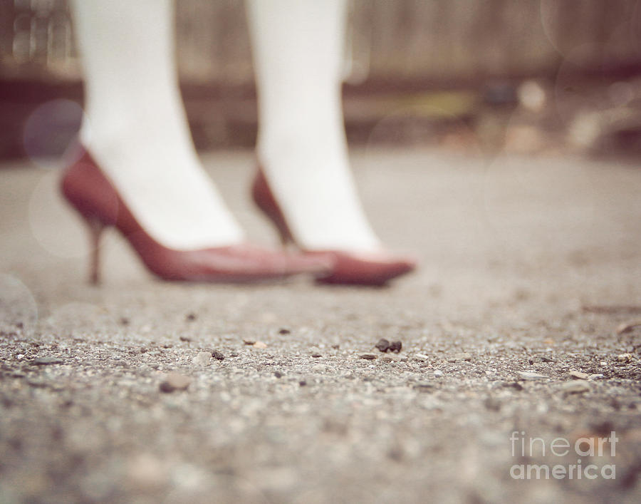 Red High Heels Photograph by Jillian Audrey Photography