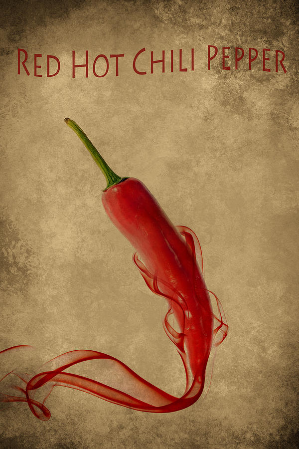 Red Hot Chili Pepper poster  Photograph by Eti Reid