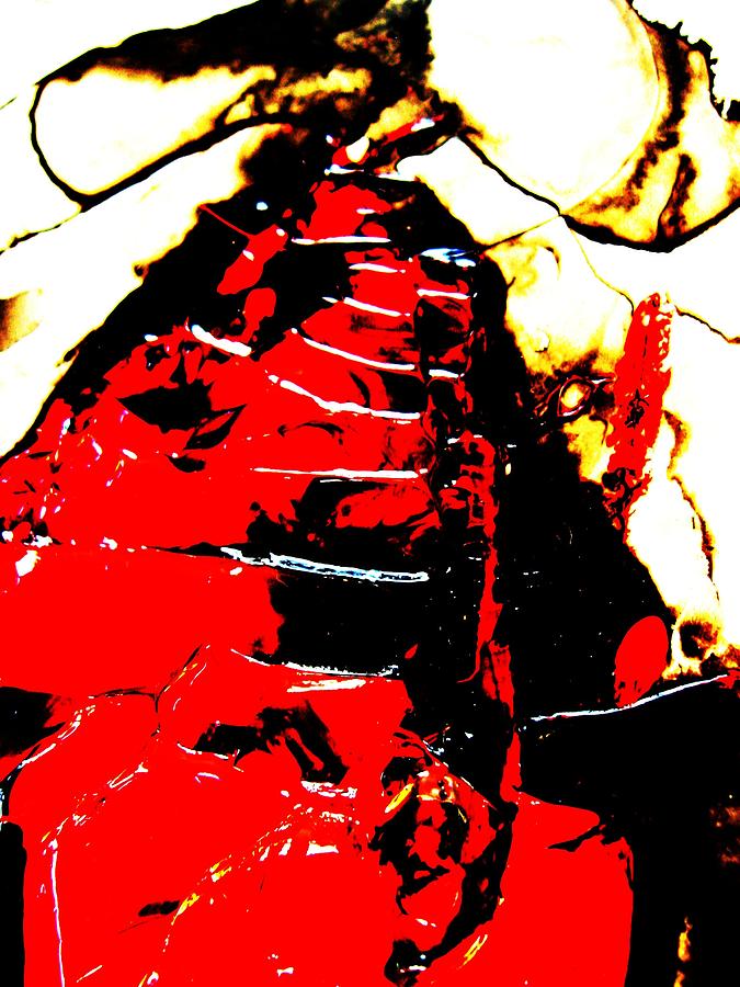 Sharon Jones Painting - Red Hot Cockroach by Sharon Jones