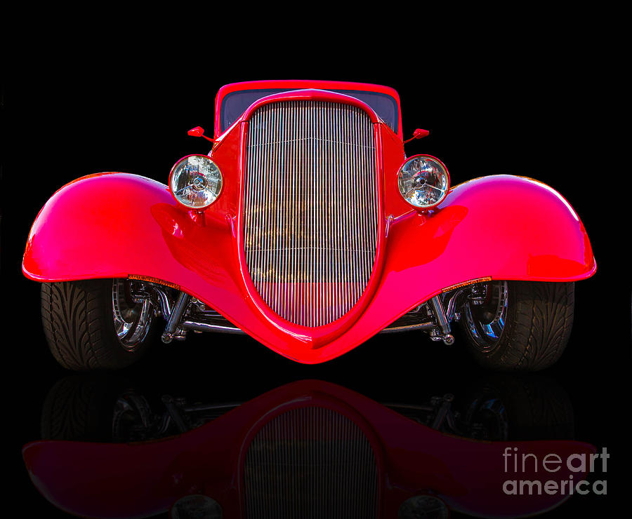 Red Hot Rod Photograph by Jerry Fornarotto