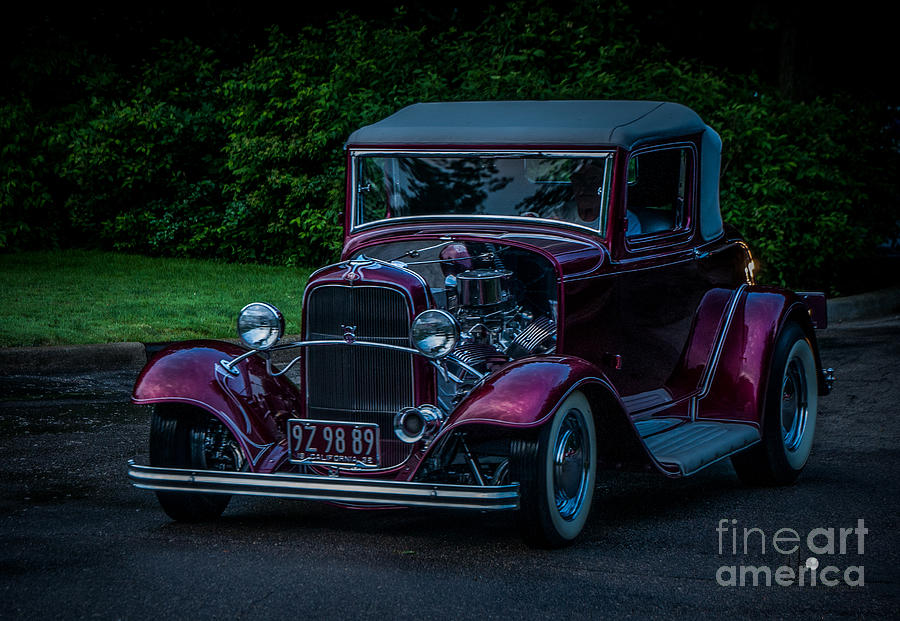 Red Hot Rod Photograph by Ronald Grogan