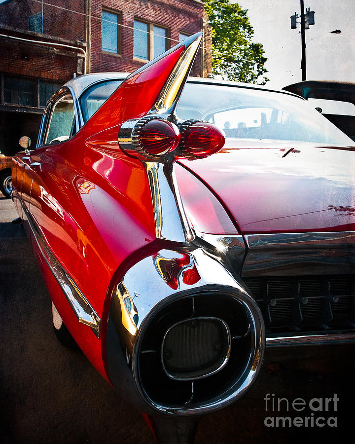Car Photograph - Red Hot Rod by Sonja Quintero
