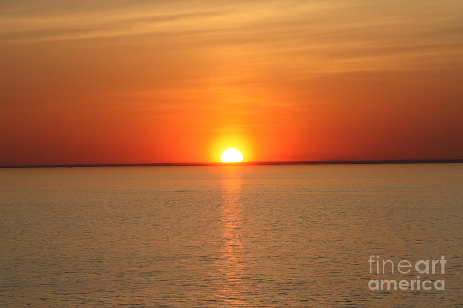 Red-Hot Sunset Photograph by John Telfer
