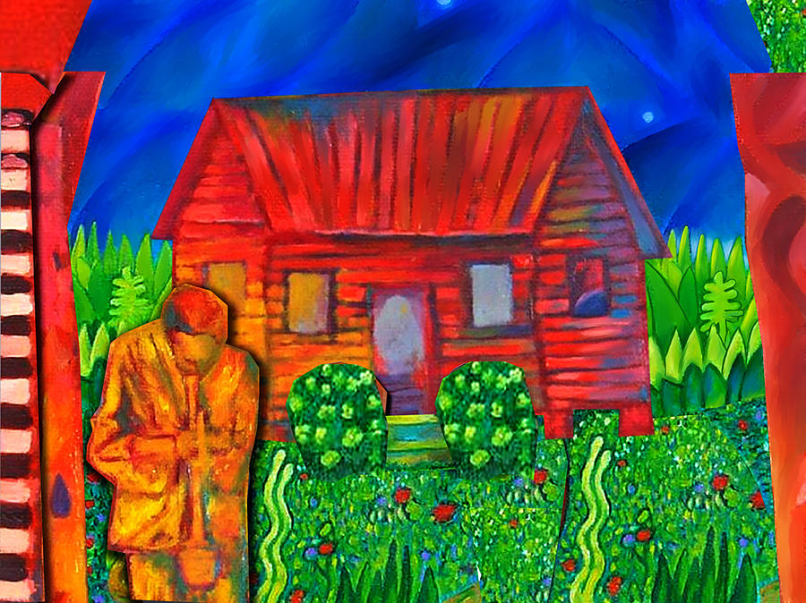 Red House I Painting by Joe Roache