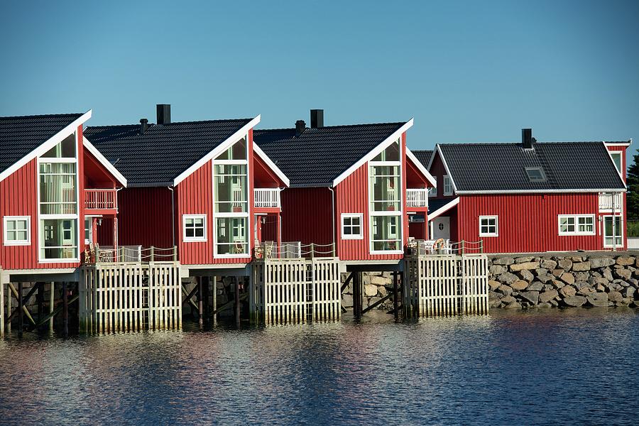 Red Houses Photograph by Larabelova