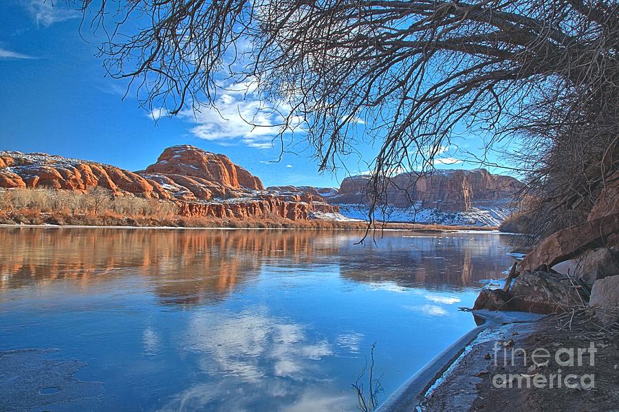 Green River Photograph - Red In The Green River by Adam Jewell