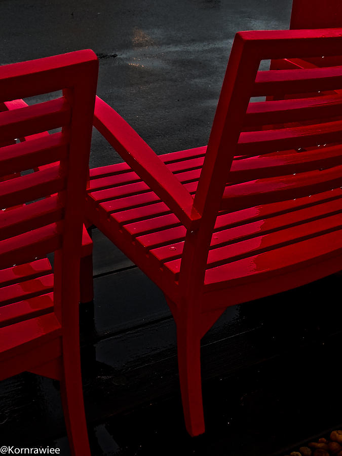 Still Life Photograph - Red invitation by Kornrawiee Miu Miu