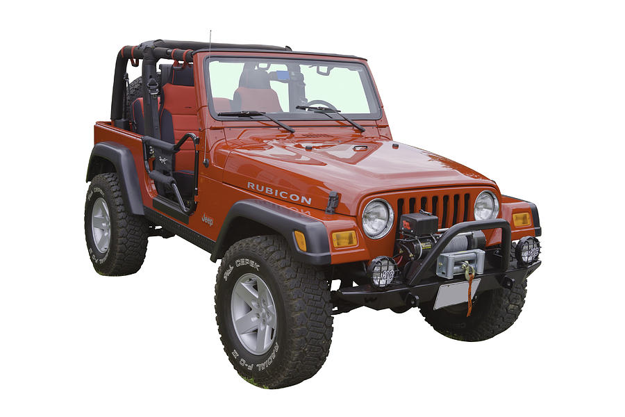 Red Jeep Wrangler Rubicon Photograph by Keith Webber Jr