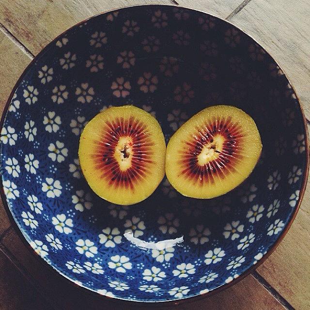 Vscocam Photograph - Red Kiwi!sweet And Yum! #vscocam by C C
