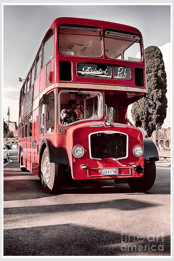 Red London Double Decker Bus  Photograph by Stefano Senise