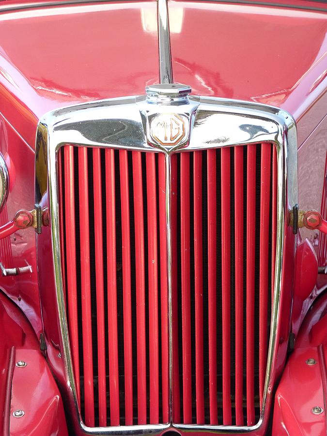 Red MG Photograph by Susan Duda