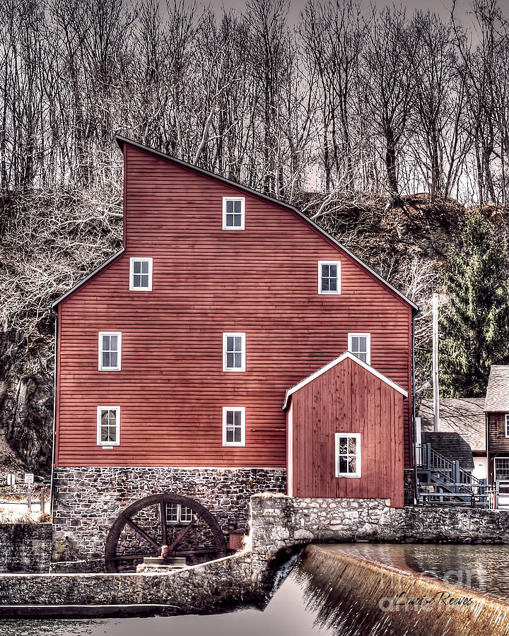 Red Mill at Clinton Photograph by Louise Reeves