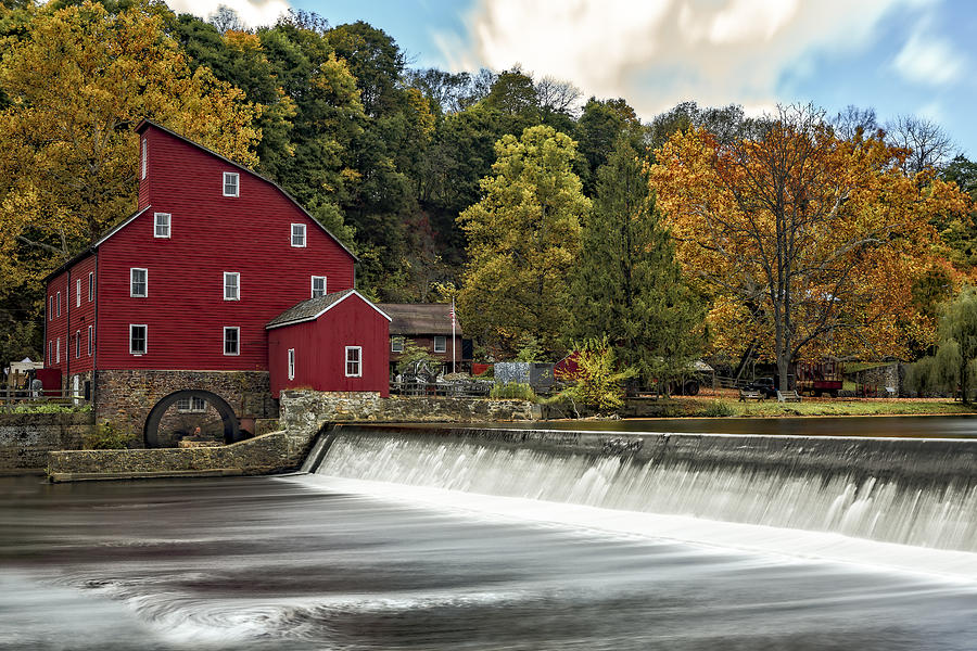 Red Mill At Clinton Photograph by Susan Candelario - Fine Art America