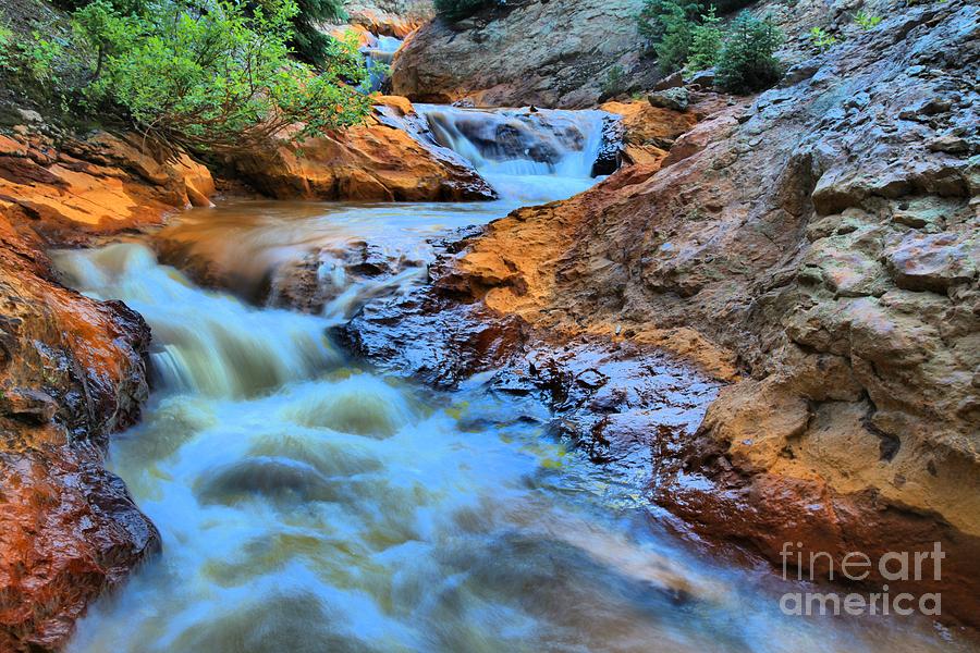Red Mountain Orange Creek Photograph by Adam Jewell