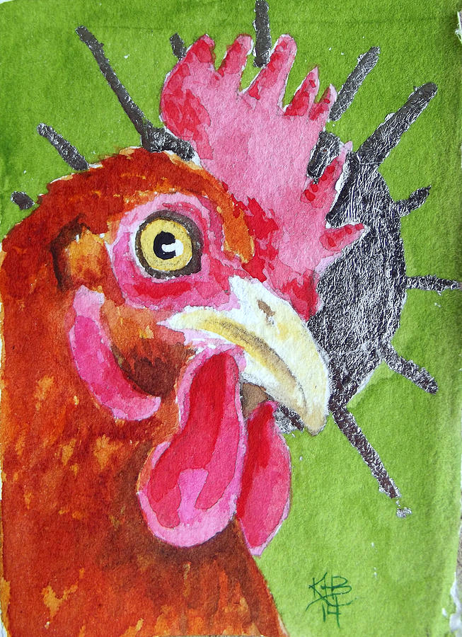 Red Nugget Painting by Kirsten Beitler