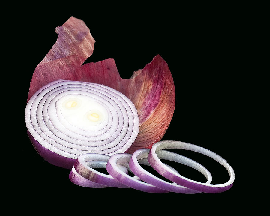 Red Onion Photograph by Betty Eich