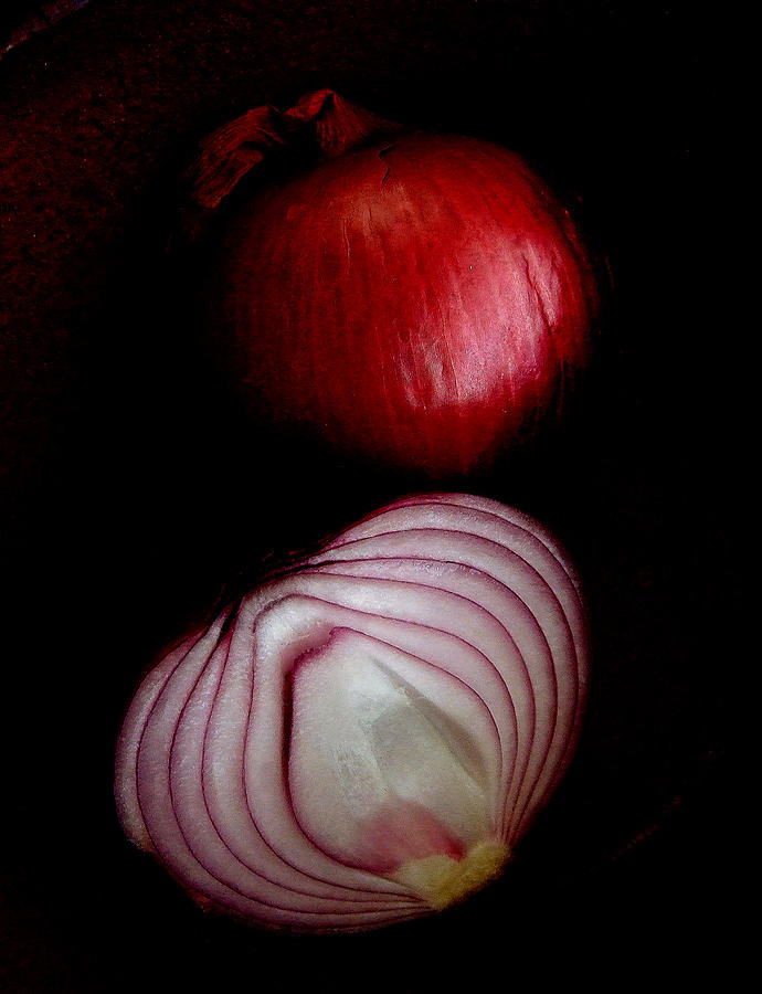 Red Onion Photograph by Louise Kumpf