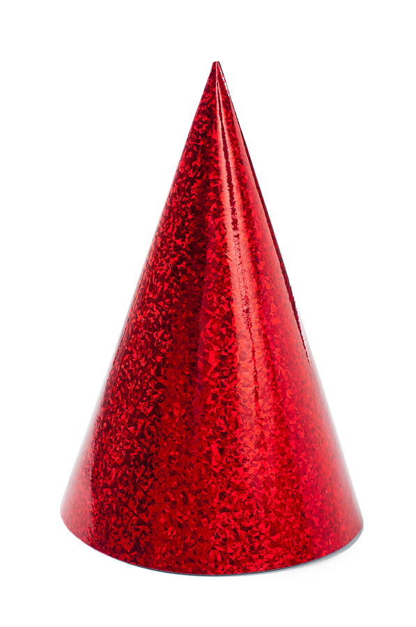 Red party hat isolated on white background, studio shot Photograph by Domin_domin Red party hat isolated on white background, studio shot Photograph by Domin_domin