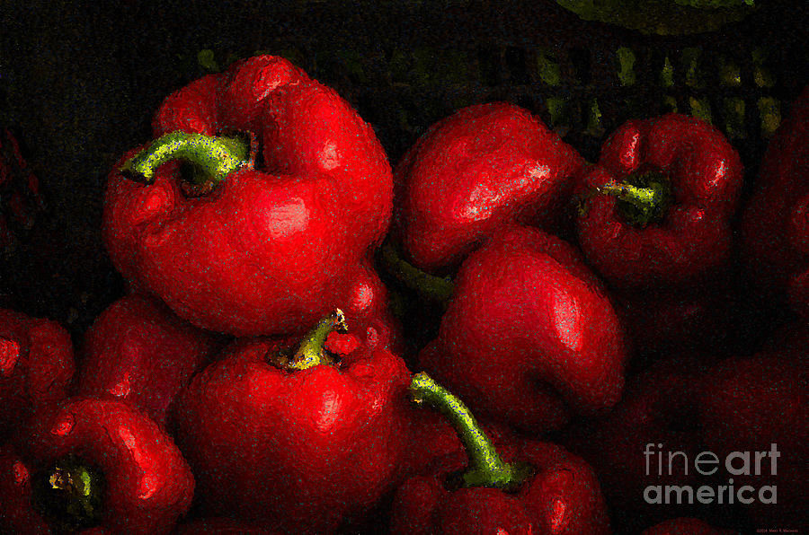 Red Pepper Still Life Digital Art by Mary Machare