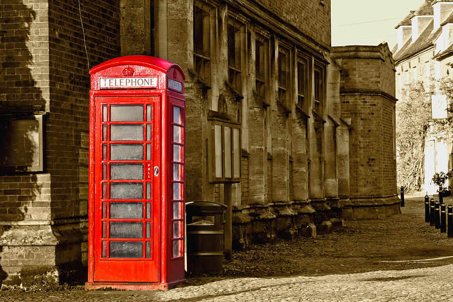 Red Phone box Photograph by Scott Carruthers