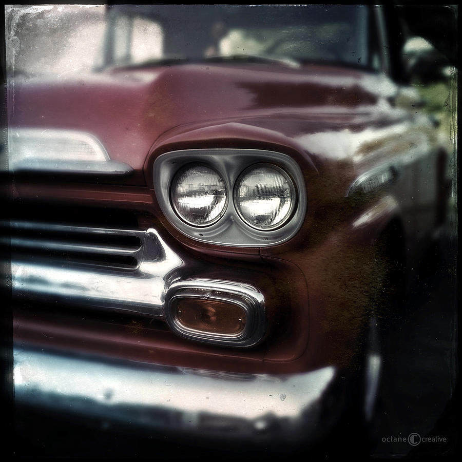 Red Pickup Photograph by Tim Nyberg