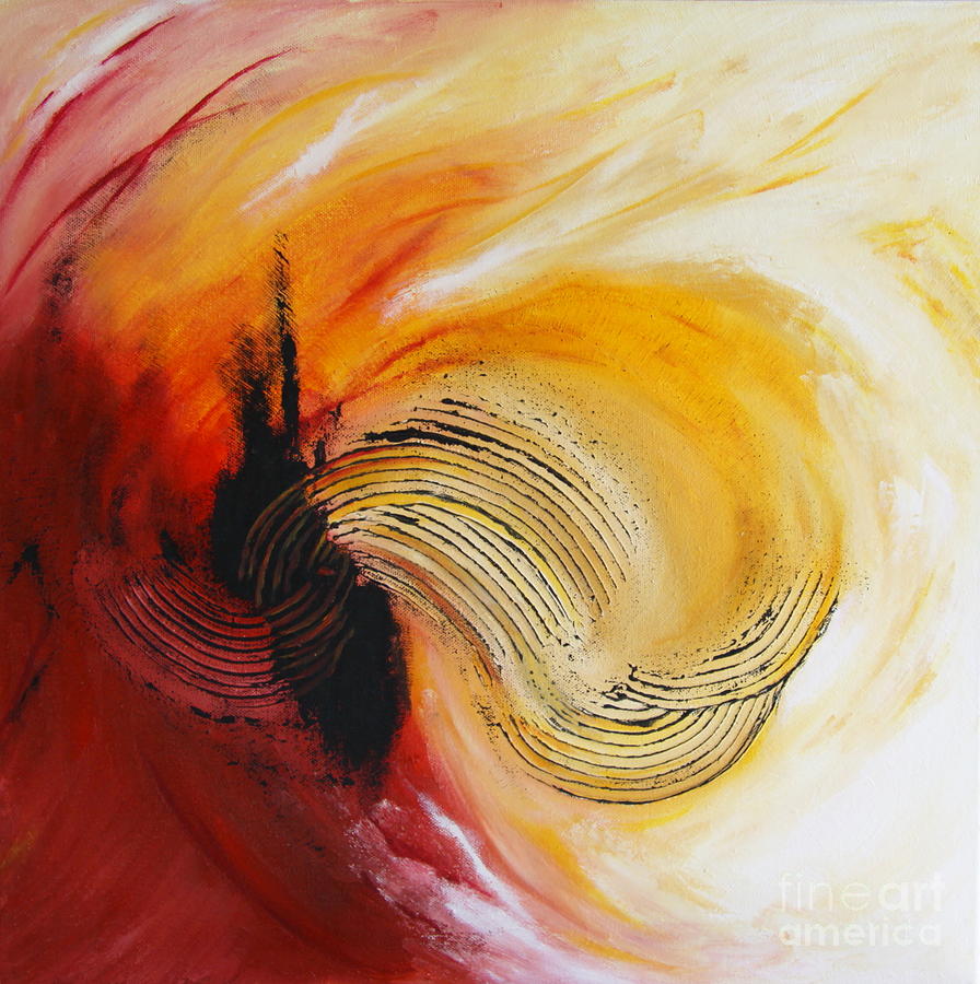 Red Planet V Painting by Christiane Schulze Art And Photography